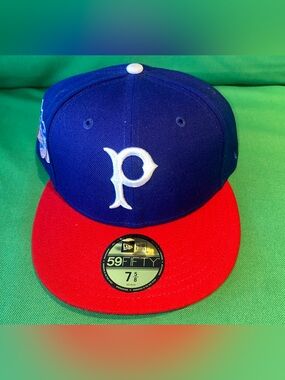 New Era Pittsburgh All Star Royal Blue & Red Fitted Cap with White 'P' Patch